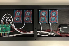 Rear of display panel, using 5" LED boards --Barry Andersen, KY